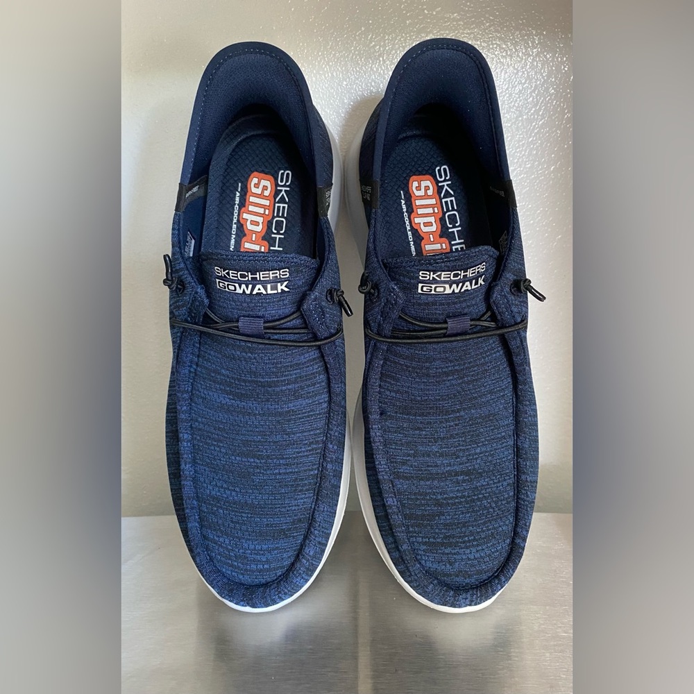 SKECHERS MENS SLIP INS NAVY